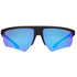 Armani Exchange Blue Mirrored Lens Black Sunglasses One Size